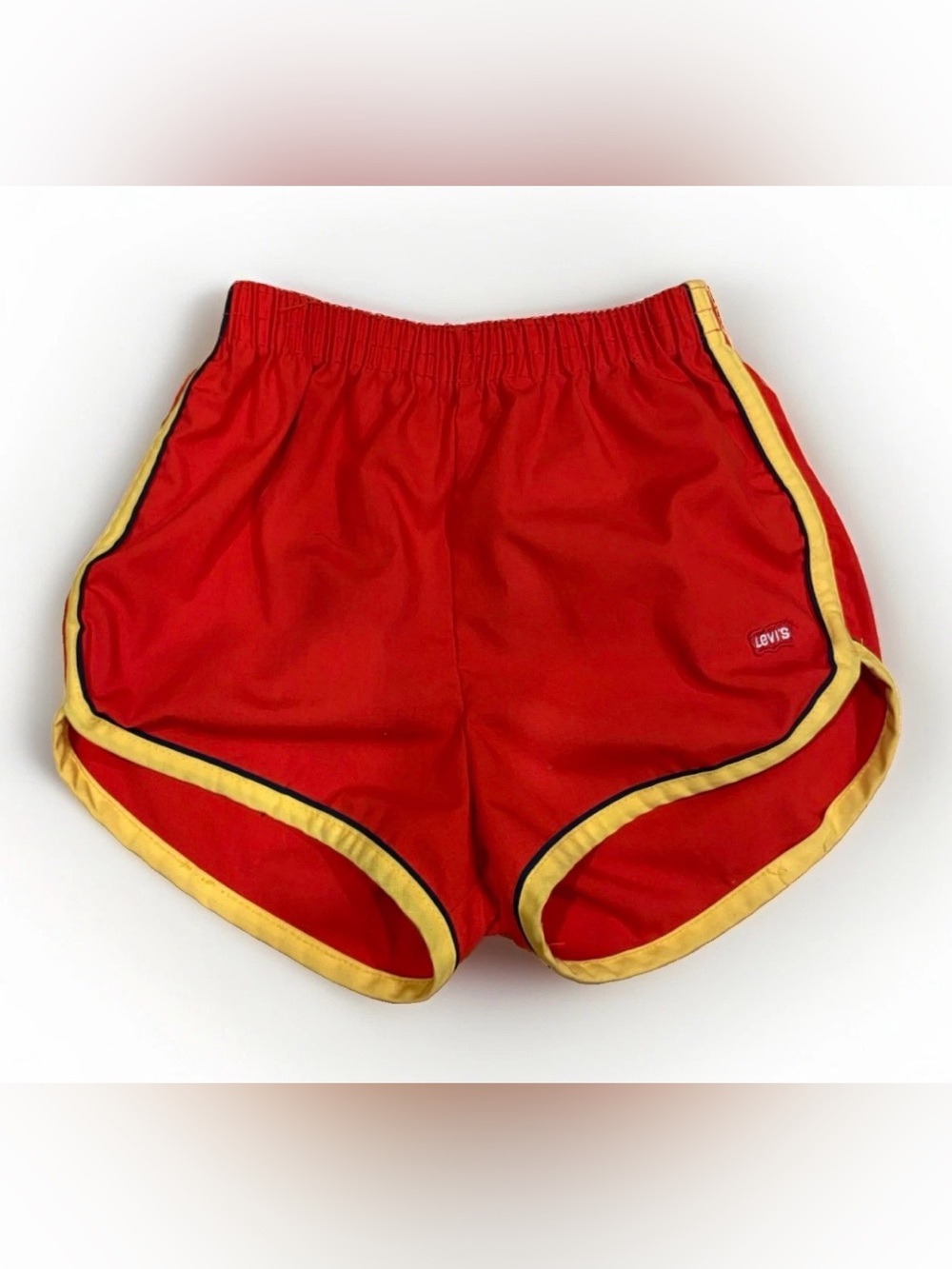 1978 Vintage Levi’s Kids Shorts 70s Red Size 14 Basketball Track Shorts Rare